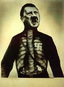 Adolf-el-super-hombre -John Heartfield
